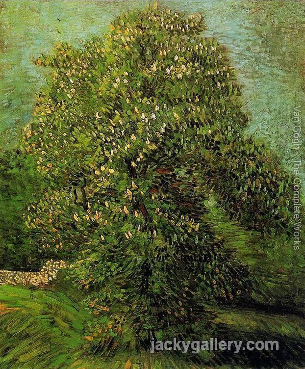 Chestnut Tree In Blossom II, Van Gogh painting